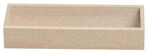 SAFIGLE Puppenhausmöbel Spielzeug Kleiner Blumenkasten Für Den Garten Winzige Puppenhausvase Mini-hausversorgung Bonsai Mini-vasenspielzeug Mini-vase- Milchkiste Hölzern Miniatur