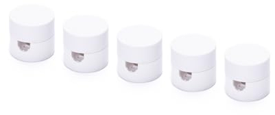 ORION LIGHTSTYLE Wand- und Deckenpin, 5 Stück, (Ø 19mm) Höhe 18 mm, Kabelhalter als Deckenbefestigung für Textilkabel, Weiß