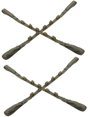 Anneome 4pezzi Supporto Per Canna Da Pesca Cinghia Di Fissaggio Per Auto Design Elegante e Compatto Protezione Per Canne Da Pesca Adattabile Qualsiasi Veicolo Senza Occupare Spazio