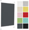 Plissee ohne Bohren 45 cm x 50 cm - Anthrazit - Plissee klemmfix, Rollos für Fenster ohne Bohren, Jalousien Fenster für innen, Raffrollo, Fenster plissee