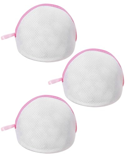 AORHOFJ 3 Pezzi Bra, Rete per bucato, Reggiseno per Lavatrice, Rete per bucato, Reggiseno Riutilizzabile, Chiusura Lampo, per Lavatrice, Biancheria Intima, Reggiseni,Sacchetto Scarpe Lavatrice