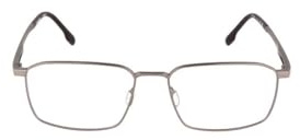 Rodenstock Brille mit Sehstärke für Herren optional mit Sonnenbrillentönung oder Blaulichtfilter, Quadratisch, gefertigt aus Titan (inklusive Brillenetui)