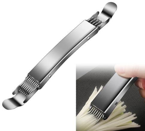 CEWROM Shred Silk The Knife, 2024 nuovo affettatrice in acciaio inox, trituratore per cipolle trituratore per cipolle coltello scallion taglierina frutta verdura cibo aglio chopper