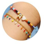 TINGN Teenager Mädchen Geschenke, Geschenk Mädchen 6-18 Jahre, Mutter Tochter Geschenk, Armband Damen Perlen, Boho Armband Kinder Frauen, Schmuck Kinder Armbänder Gold, Armbänder A Damen