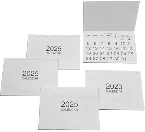 2026 Calendar Tabs Handy Peel N Stick Mini White Month To View Tear Off Pads (50 Calendar Tabs)