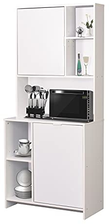 HTI living Küchenschrank Malin Weiß Küchenbuffet