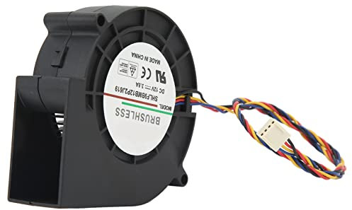Ventilatore Centrifugo, Ventilatore A Turbina 7000 Giri/min DC 12V 3,8 A con Doppi Cuscinetti A Sfera per Stazioni Base di Comunicazione