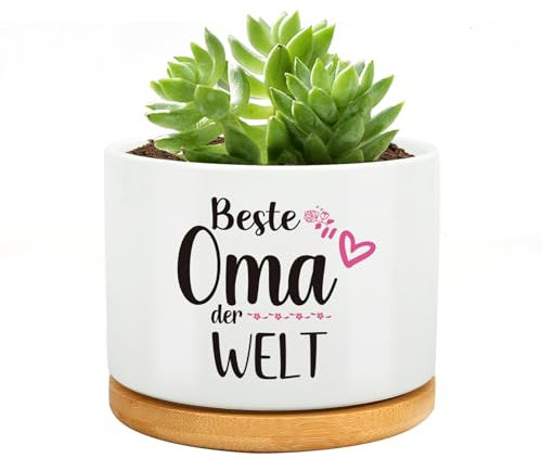 Oma Geschenk,Geschenk für Oma,Oma Geburtstagsgeschenk,Geschenk Oma Geburtstag,Beste Oma und Opa Geschenke,Blumentöpfe,Enkelkinder Geschenk für Oma,Muttertagsgeschenk für Oma, Oma