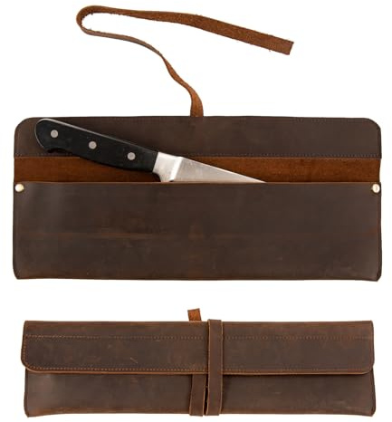Knife bag, chef's knife bag, leather, chef's knife set, rectangular chef's knife, protective cover, the ideal choice for culinary experts, gifts for pro chefs or culinary enthusiasts