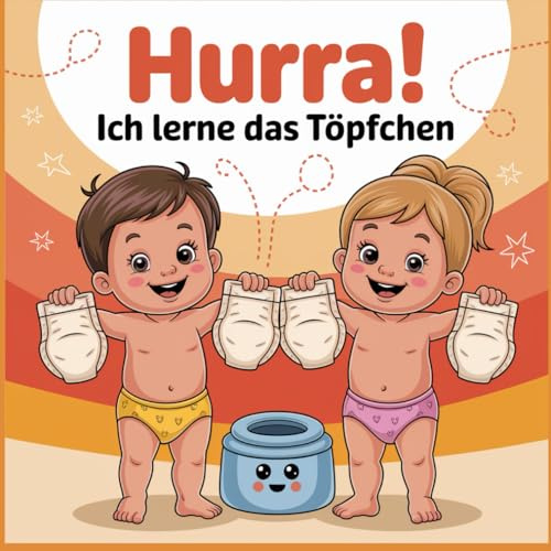 Hurra! Ich lerne das Töpfchen – Mein Mal- und Aktionsbuch für kleine Entdecker: Mitmachbuch zum Trockenwerden für Kinder ab 2 Jahre, Töpfchentraining ... gemacht (Kreative Bücher für Kinder, Band 2)