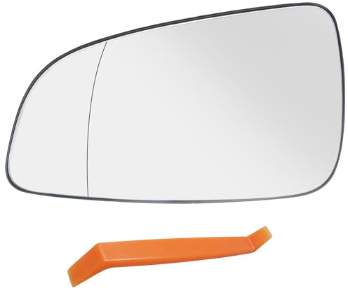 MospdyGear 6428786 Spiegelglas, Aussenspiegel Links Glas Fahrerseite, Ersatz für Opel Astra H 2004 2005 2006 2007 2008 2009 (Linke Seite)