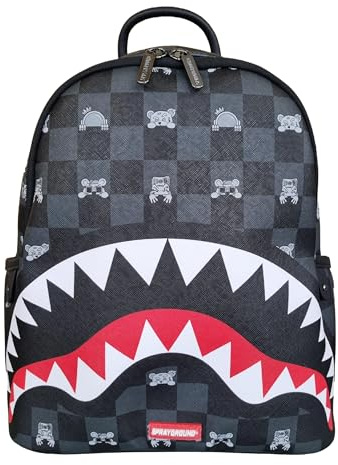 SPRAYGROUND zaino piccolo edizione limitata 910B8908NSZ GRAY PEEKING CHARACTER