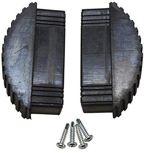 Henry’s Replacement Rubber Ladder Feet for Youngman Box Section Ladders by Laddermat - Pack of 2 - High-Density Solid Rubber, Cuttable to Max Width 84mm - UK Delivery
