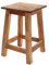 invicta INTERIOR Massiver Hocker Jakarta aus recyceltem Fischerboot 45 cm Massivholz Sitzhocker Fußhocker Holzhocker