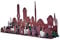 Rostikal Kerzenhalter Advent 33 x 17 cm Edelrost Weihnachtsdeko Weihnachtskrippe Rost Tischdeko