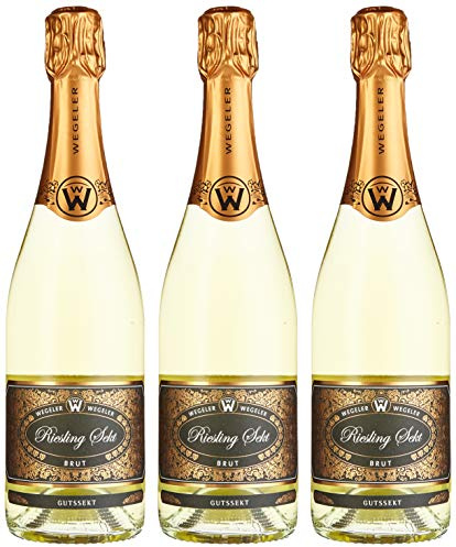 Weingut Wegeler Gutssekt Riesling Brut (3 x 0.75 l)
