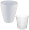 happy nature Set2 Keramik Orchideentopf Rhodos Orchideen Weiss H 17 cm + Kulturtopf