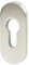 FELGNER Basi 7820-0218 Schmalrahmen-Schutzrosette, Multicolor