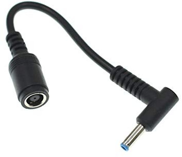 For Hp Dell Laptop 90 Degrees 7.4x5.0mm Female To 4.5x3.0mm Male Tip Power Adapter Converter Cable