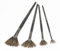 Paintersisters® Fächerpinsel 4er-Set mit dunklen Wildschweinborsten, Pinselset für Acryl- und Ölfarben, Landschaftsmalerei, Künstlerpinsel zum malen, Pinsel aus Naturhaar, Naturborste