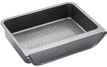 MasterClass Smart Stack Vertical Stacking Roasting Tin with Non Stick Coating, Carbon Steel, 41 x 33 x 8.5 cm