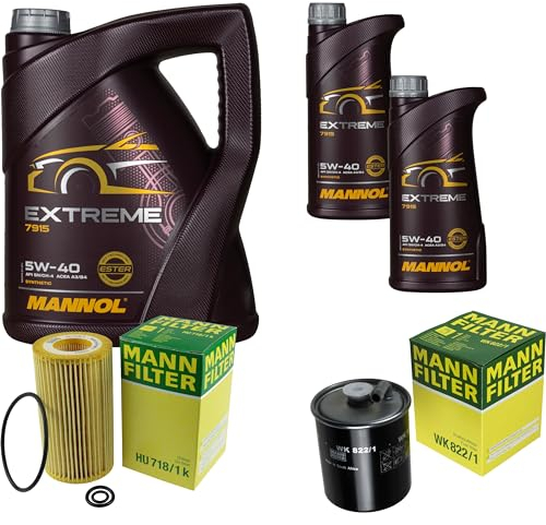 MANNOL 7L Extreme 5W-40 Motor-Öl+MANN-FILTER Mercedes M-Klasse W163 ML 270 CDI