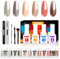 Vishine Acrylic Dipping Powder Nail Kit - 6 Shimmery Colors (18g) with Liquid Set & Essential Tools