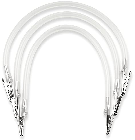 Serviettenhalter Kette Silikon dermatologisch getestet | hygienisch | Serviettenkette | Lätzchenhalter | Dentalserviette | Mundhygieneserviette | Ältere Erwachsene | Kinder | 3 Stück