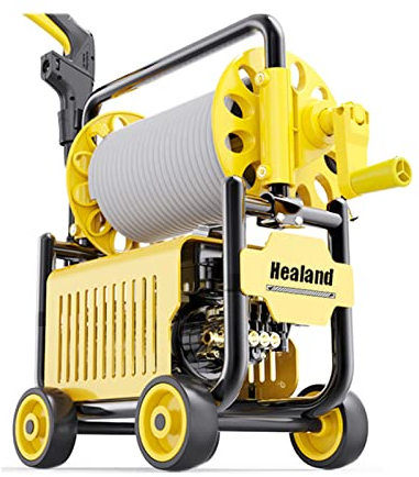 QAZNHODDS Idropulitrice Home, Idropulitrice Portatile 3500 Watt, Pressione 180 Bar per Auto per Patio e Giardino carraio,2