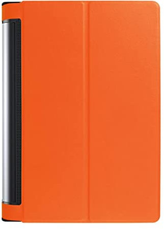 for Lenovo Yoga Tab 3 Plus 10.1 YT-X703F/M/L/N/H Tablet Cover, Ultra Slim Lightweight Folio Stand Leather Case for Lenovo Yoga Tab 3 Pro YT3-X90F YT3-X90M YT3-X90N YT3-X90L 10.1 (Orange)
