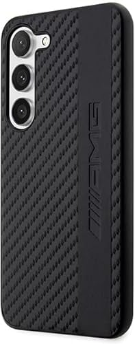 AMG Hülle AMHCS23MBLSCA S23+ S916 schwarz hardcase Carbon Stripe&Embossed