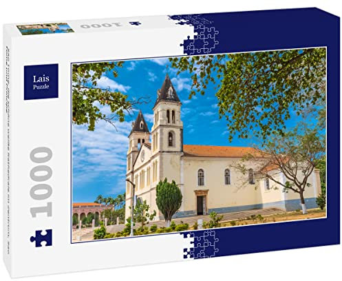Lais Puzzle Sao Tome, die schöne weiße Kathedrale im Zentrum, Sao Tome und Principe 1000 Teile