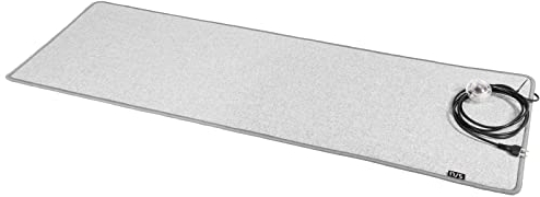 50x140cm Hellgrau Heitzmatte große elektrische Bodenmatte Beheizbarer Teppich