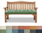 PHUSTJKL Bankauflage Bankkissen Stuhlkissen 95X35X6CM rutschfeste Gartenbankkissen Bankpolster Rückenkissen Schaukel Sitzkissen für Outdoor Indoor Gartenmöbel Terrasse Drinnen-Grün