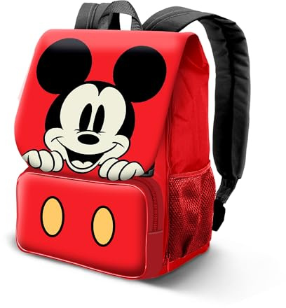 Disney Unisex 06666 EXP Ausbaufähig Rucksack Red, Rot, Einheitsgröße