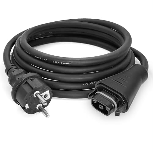 BC-05 AC Kabel 2M/3M/5M/10M, BC-05 Buchse zu Schuko Stecker Anschlusskabel,BC-05 Anschlussleitung zum AC-Anschluss für Serie HMS-Mikro-Wechselrichter (2M)