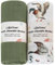 LifeTree Baby Pucktücher aus Baumwolle und Bambus, Musselin Tuch Decke 120x120cm Mullwindeln Baby Swaddle Decke Tücher für Junge und Mädchen, Enten