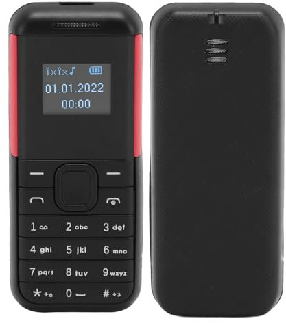 PUSOKEI KleinstesTelefon, Dual SIM Standby GSM Basistelefon mit Musik Player und Sprachwechsler, Strahlungsarmes Telefon für Schwangere Frauen und, 2G 850 900 1800 1900M Kompatibel