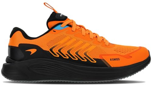K-Swiss X McLaren Formel 1 Team - Herren Aero-Active Sneaker, Papaya/Schwarz, 42 EU