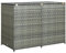 Swpsd Double Wheelie Bin Shed Trash Bin Storage Cover Hide Dustbin Bin Garden Poly Rattan Anthracite 148x77x111 cm