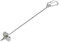 Sosoport Bird Cage Fruit Skewer Parrot Food Holder Stainless Steel Vegetable Fruit Feeder Bird Toy Multi-use Holder