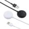 ELUTENG 2 Pièces Caricatore Compatibile con Google Pixel Watch 2 Smartwatch, Cavo di Ricarica USB Magnetico Portatile USB A Caricatore per Google Pixel Watch 2, Lunghezza Cavo 3.3 FT/1M, Nero e Bianco