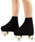 YUNCHONGuk Skates Cover für Rollschuhe und Schlittschuhe,Elastischer Überzug für Schlittschuhe,Skateschuhüberzüge Abdeckhauben,Skate Boot Cover für Eiskunstlauf, Eislauf, Rollschuhe (Schwarz, L)