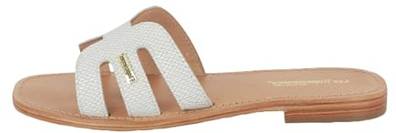 LES TROPEZIENNES PAR M. BELARBI Damen Hadamia Stadtschuhe Pantoletten und Clog, Weiße Schlange, 36 EU