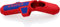 Universal-Abmantelungswerkzeug für Rechtshänder，Gelten Knipex ErgoStrip,Blau/Rot, 13,5 cm, 74 g