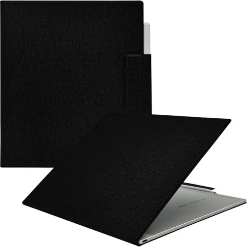 GOVTVA Custodia magnetica per Onyx Boox Tablet Note Max 13.3 / Boox Tab X C 13.3 Color Ultra Sottile Leggera Custodia in Pelle con Fibbia Magnetica Penna, Auto Sleep/Wake & Chiusura Magnetica (Panno