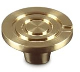 Le Creuset Stainless Steel Crucible Knob, Medium (1.8 in.), Light Gold