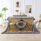 Lions Fleece Throw Blanket - Soft Greek Printed Fluffy Throws For Sofas Bed Settee Couch, Extra Large Warm Cosy Blanket Fleece Blanket, Charcoal Grey Throws, Double 150x200cm