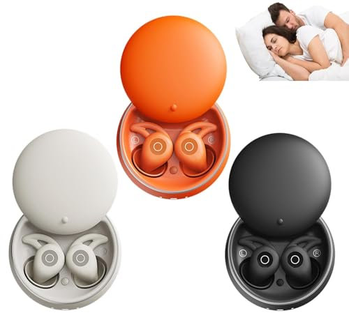 RYVETTE Novonell Snooze Pods Pro with ANC, Snoozepods Pro Sleep Headphones, Sleep Headphones Bluetooth, Sleep Pods Wireless, Anti Snoring Headphones for Side Sleepers, Mini Bluetooth Sleepbuds(MIX)
