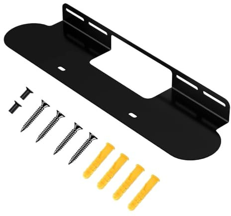 SENRISE Wall Mount Soundbar Bracket Compatible with Sonos Beam Gen 1 & Gen 2 Home Theater Sound System Mounting - Black
